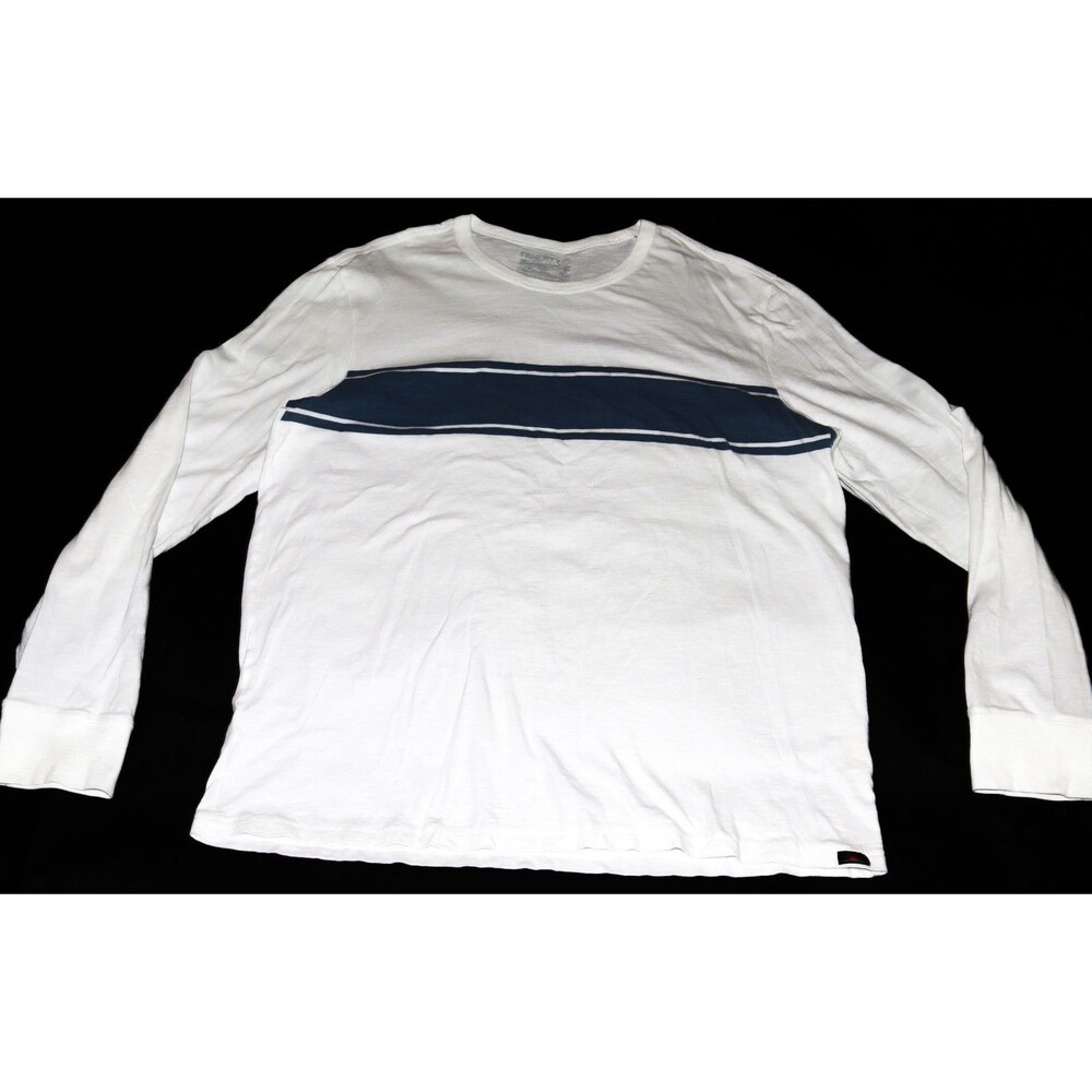 Fahertyβ Sunwashed Regenerative Cotton Men's Long Sleeve Tee Shirt Size Large